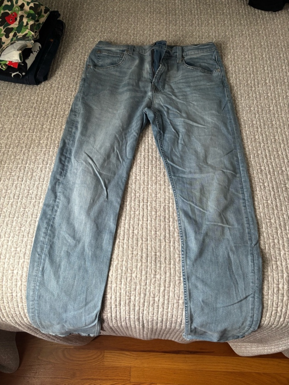 7 For All Mankind Light Blue Straight Jeans